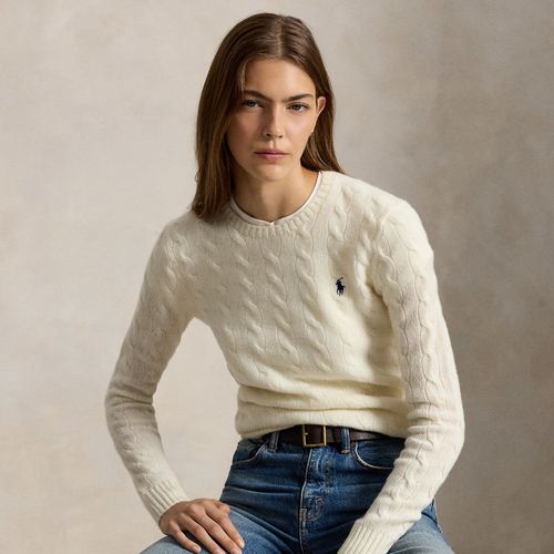 Pull à col rond cachemire et laine - Polo Ralph Lauren - Modalova