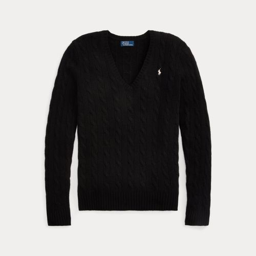 Pull col en V torsadé laine-cachemire - Polo Ralph Lauren - Modalova