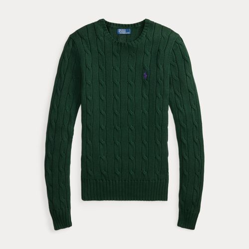 Pull torsadé à col rond en coton - Polo Ralph Lauren - Modalova