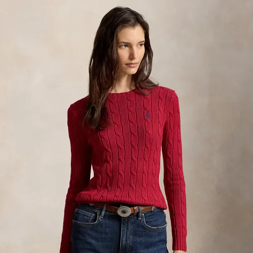Pull torsadé à col rond en coton - Polo Ralph Lauren - Modalova