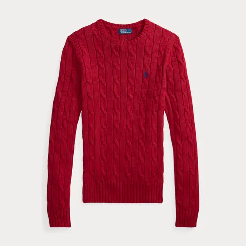 Pull torsadé à col rond en coton - Polo Ralph Lauren - Modalova