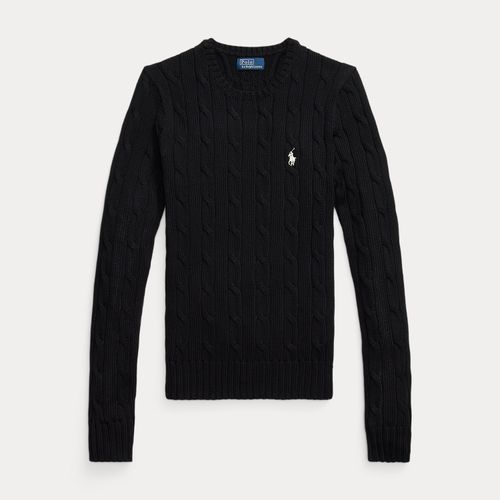 Pull torsadé à col rond en coton - Polo Ralph Lauren - Modalova