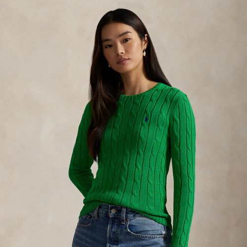 Pull torsadé à col rond en coton - Polo Ralph Lauren - Modalova