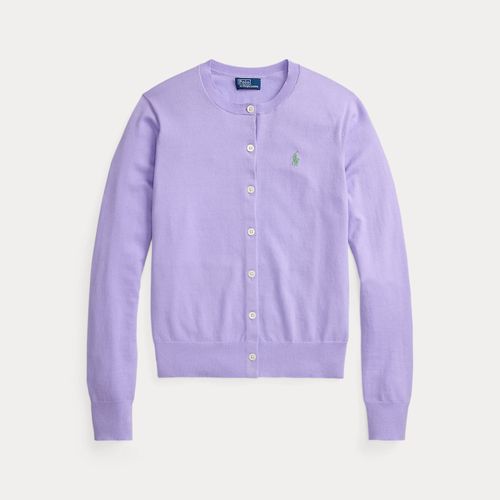 Cardigan col rond coton mélangé stretch - Polo Ralph Lauren - Modalova