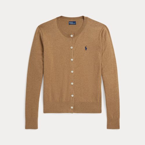 Cardigan col rond coton mélangé stretch - Polo Ralph Lauren - Modalova
