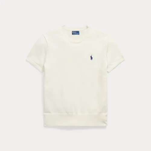 Pull à col rond et manches courtes - Polo Ralph Lauren - Modalova