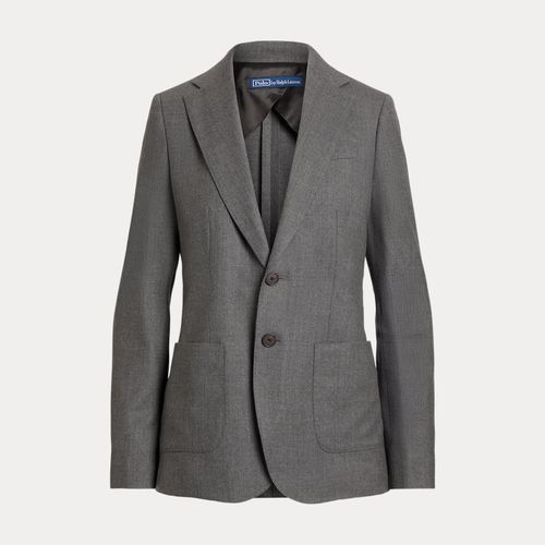 Blazer droit en laine chamoisée - Polo Ralph Lauren - Modalova