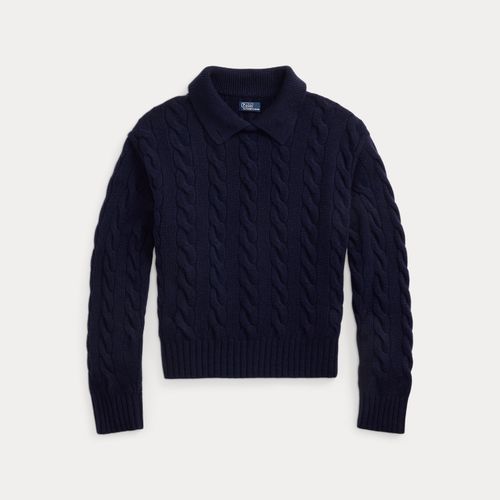 Pull polo torsadé laine-cachemire - Polo Ralph Lauren - Modalova
