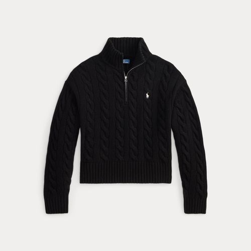 Pull demi-zippé en laine et cachemire - Polo Ralph Lauren - Modalova