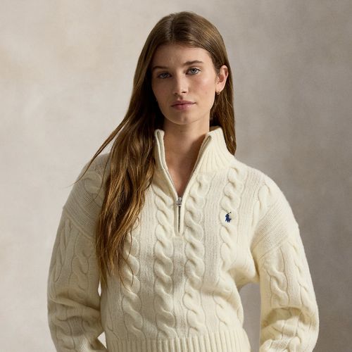 Pull demi-zippé en laine et cachemire - Polo Ralph Lauren - Modalova