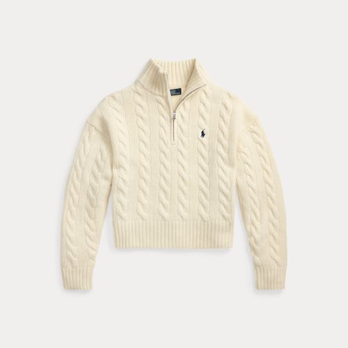 Pull demi-zippé en laine et cachemire - Polo Ralph Lauren - Modalova