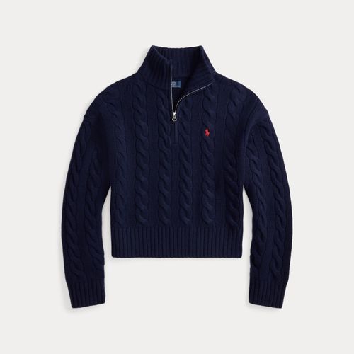 Pull demi-zippé en laine et cachemire - Polo Ralph Lauren - Modalova
