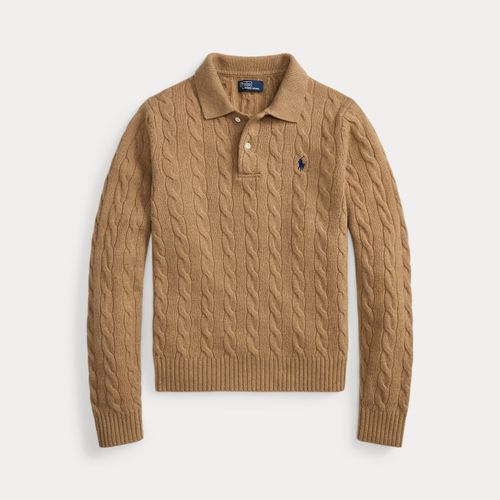 Pull polo torsadé laine-cachemire - Polo Ralph Lauren - Modalova
