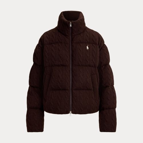 Doudoune torsadée en laine et cachemire - Polo Ralph Lauren - Modalova