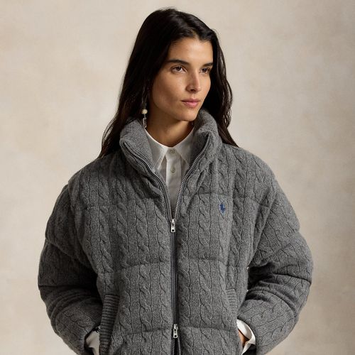 Doudoune torsadée en laine et cachemire - Polo Ralph Lauren - Modalova