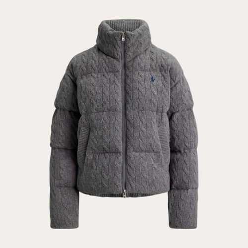 Doudoune torsadée en laine et cachemire - Polo Ralph Lauren - Modalova