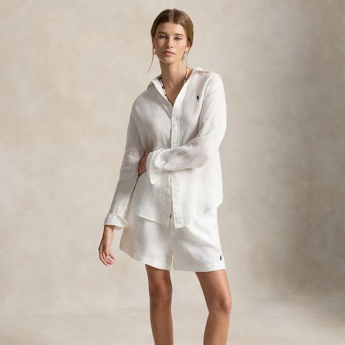 Short en lin avec cordon de serrage - Polo Ralph Lauren - Modalova