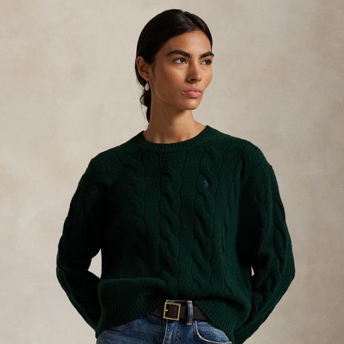Pull à torsades en laine et cachemire - Polo Ralph Lauren - Modalova