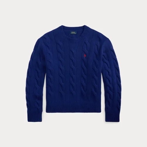 Pull à torsades en laine et cachemire - Polo Ralph Lauren - Modalova