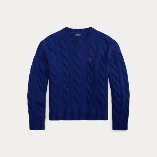 Pull à torsades en laine et cachemire - Polo Ralph Lauren - Modalova