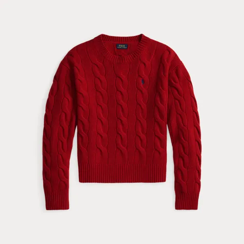 Pull à torsades en laine et cachemire - Polo Ralph Lauren - Modalova