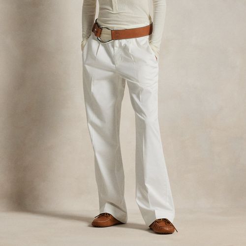 Pantalon Relaxed plissé en coton mélangé - Polo Ralph Lauren - Modalova
