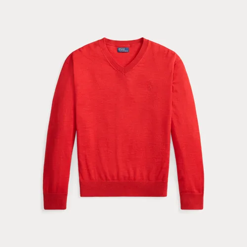 Pull col en V en laine - Polo Ralph Lauren - Modalova
