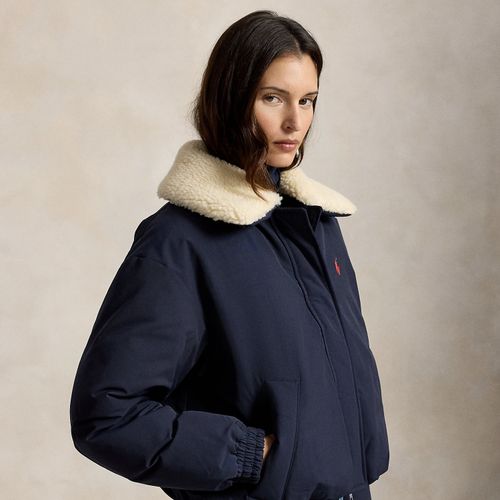 Doudoune à col en sherpa - Polo Ralph Lauren - Modalova