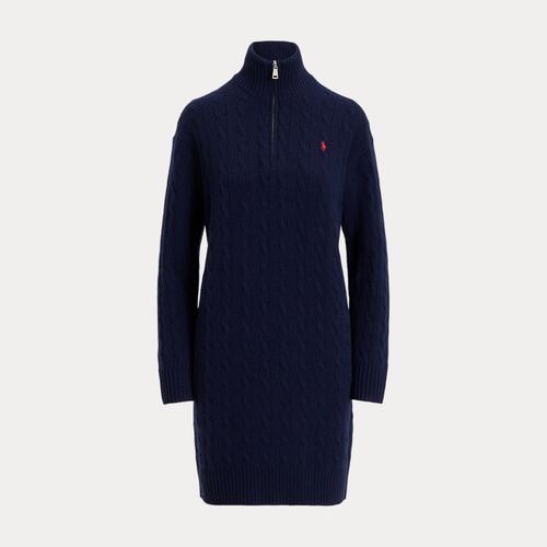 Robe demi-zippée en laine et cachemire - Polo Ralph Lauren - Modalova