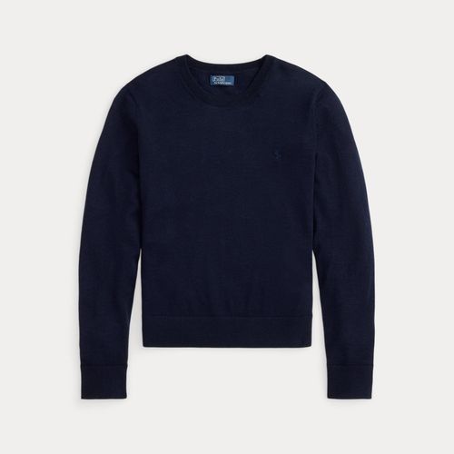 Pull col rond en laine - Polo Ralph Lauren - Modalova