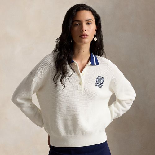Pull à col polo Wimbledon en coton - Polo Ralph Lauren - Modalova