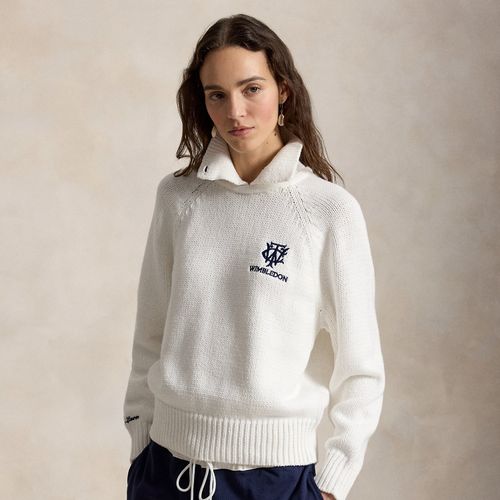 Pull à col polo Wimbledon en coton - Polo Ralph Lauren - Modalova