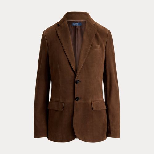 Blazer en daim à la coupe droite - Polo Ralph Lauren - Modalova