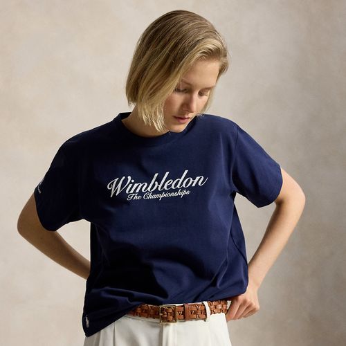 T-shirt jersey de coton à logo Wimbledon - Polo Ralph Lauren - Modalova