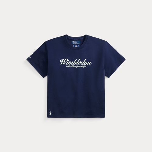 T-shirt jersey de coton à logo Wimbledon - Polo Ralph Lauren - Modalova