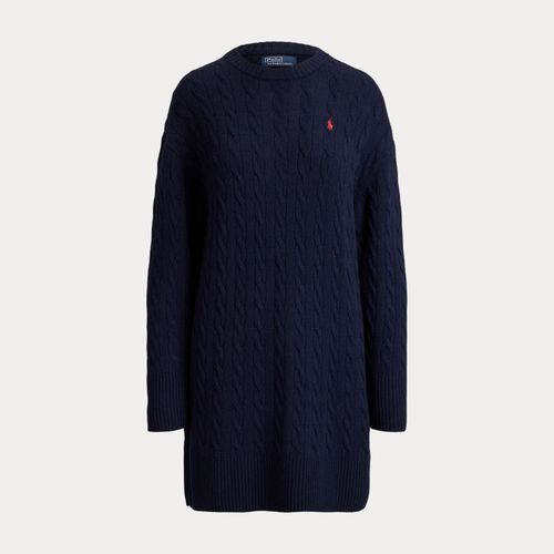 Robe torsadée en laine et cachemire - Polo Ralph Lauren - Modalova