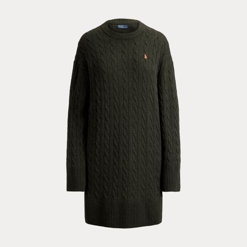 Robe torsadée en laine et cachemire - Polo Ralph Lauren - Modalova