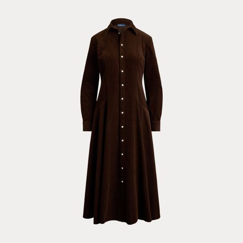 Robe-chemise trapèze en velours côtelé - Polo Ralph Lauren - Modalova