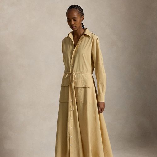 Robe-chemise utilitaire toile de coton - Polo Ralph Lauren - Modalova