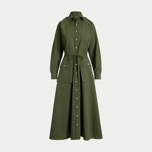 Robe-chemise utilitaire toile de coton - Polo Ralph Lauren - Modalova