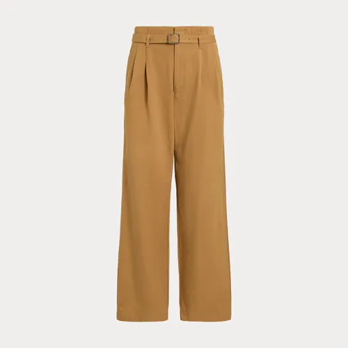 Pantalon à pinces cranté en coton et lin - Polo Ralph Lauren - Modalova