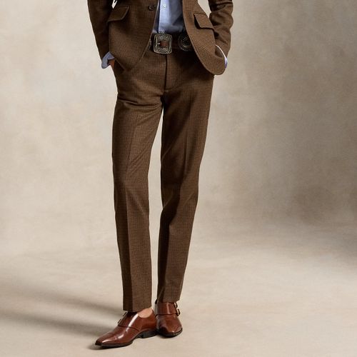 Pantalon slim en tweed pied-de-poule - Polo Ralph Lauren - Modalova