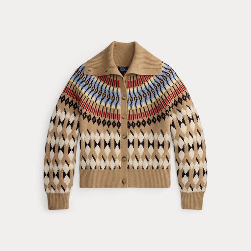 Cardigan géométrique en laine-cachemire - Polo Ralph Lauren - Modalova