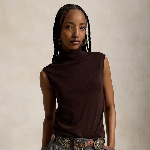 Pull col roulé sans manches en laine - Polo Ralph Lauren - Modalova