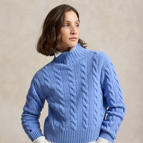 Pull col roulé torsadé laine cachemire - Polo Ralph Lauren - Modalova