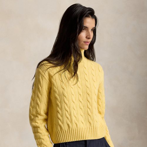 Pull col roulé torsadé laine cachemire - Polo Ralph Lauren - Modalova
