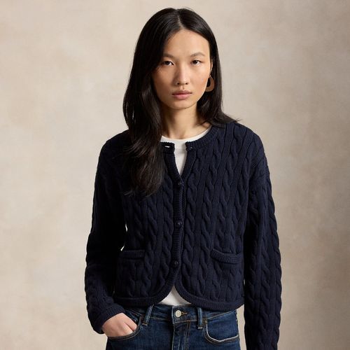 Cardigan en coton mélangé torsadé - Polo Ralph Lauren - Modalova