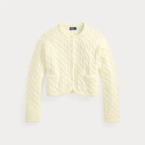 Cardigan en coton mélangé torsadé - Polo Ralph Lauren - Modalova