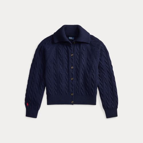 Cardigan col en laine-cachemire torsadés - Polo Ralph Lauren - Modalova