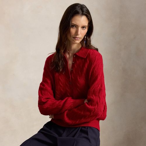 Pull col polo torsadé laine et cachemire - Polo Ralph Lauren - Modalova